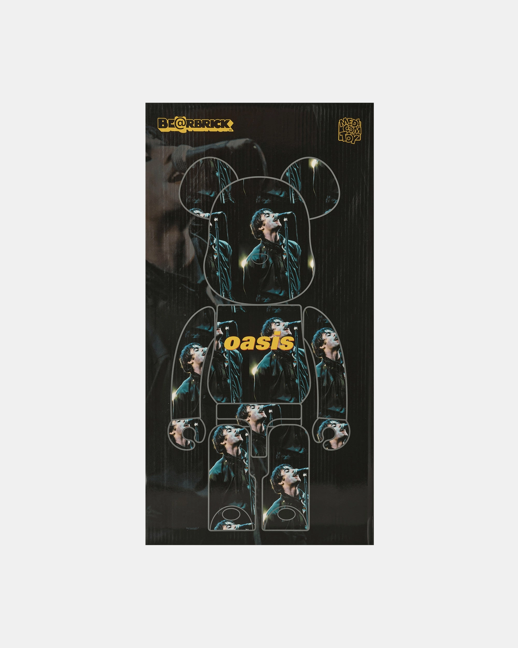 1000% Oasis Knebworth 1996 - Liam Gallagher Be@rbrick Multicolor