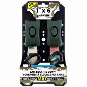 1″ x 6′ 1200 lb Cam Lock Tie-Down