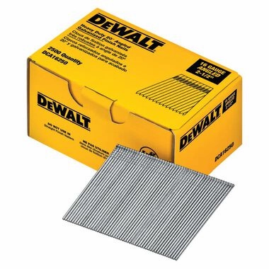 2-1/2 IN. 20 Degree 16 Gauge Finishing Nails - 2500 PACK