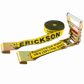 2″ x 50′ 10.000 lb Long Handle Ratchet with Flat Hooks