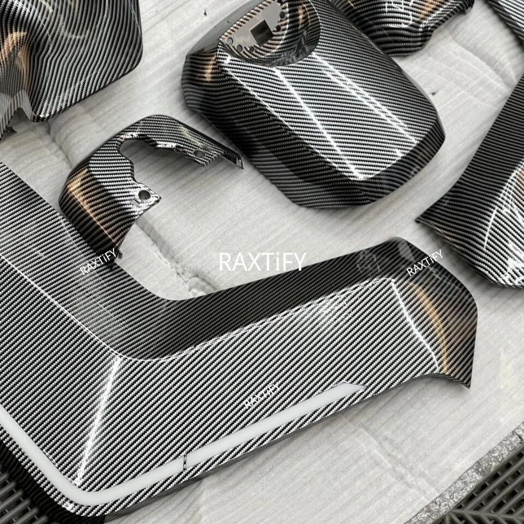 5D Carbon Fiber Black Vinyl Wrap