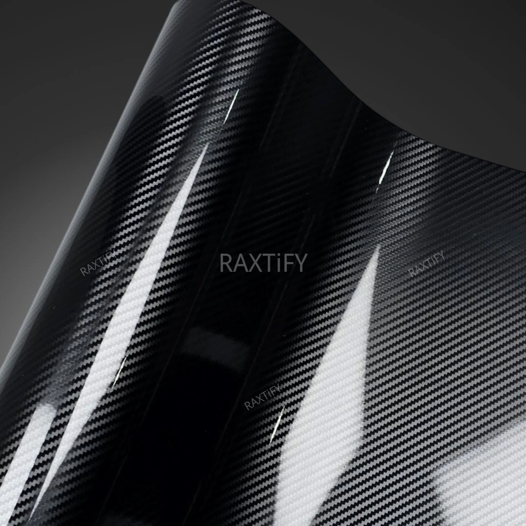 5D Carbon Fiber Black Vinyl Wrap