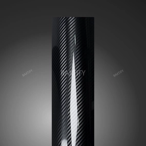 5D Carbon Fiber Black Vinyl Wrap