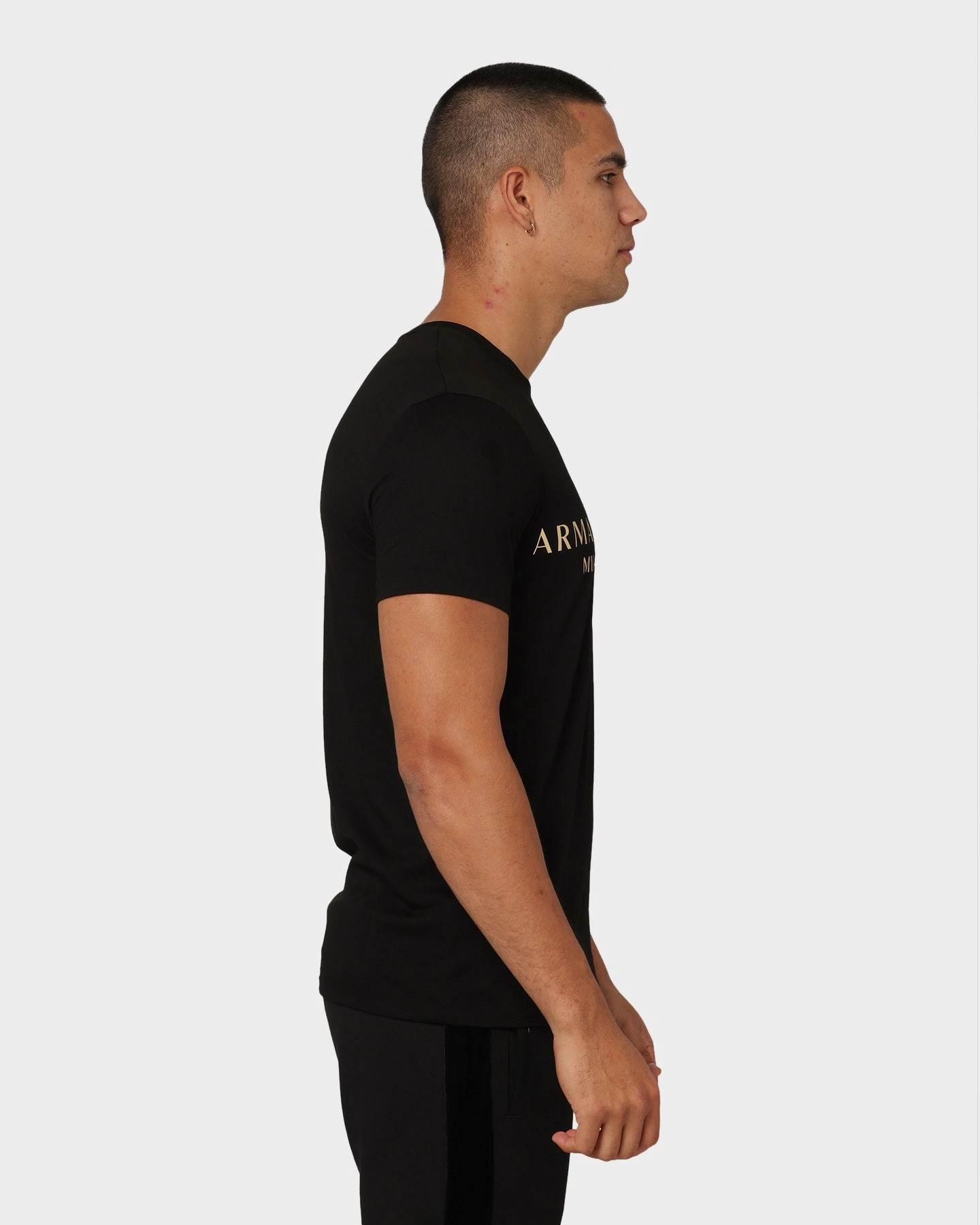 Armani Exchange Armani Exchange X Culture Kings T-Shirt Black/Gold