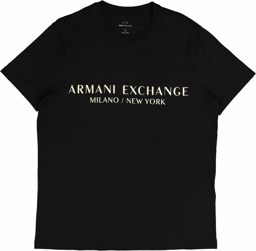 Armani Exchange Armani Exchange X Culture Kings T-Shirt Black/Gold