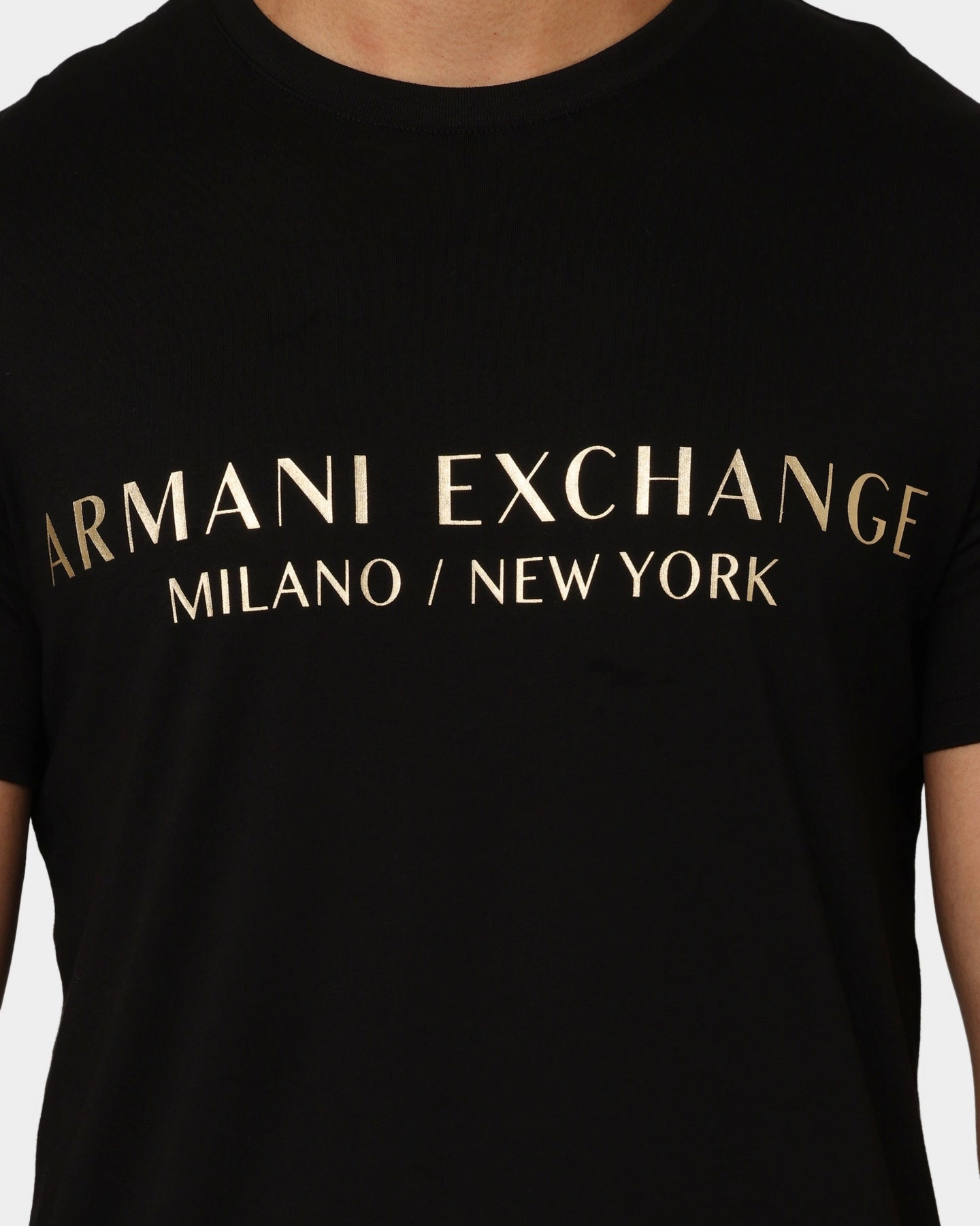 Armani Exchange Armani Exchange X Culture Kings T-Shirt Black/Gold