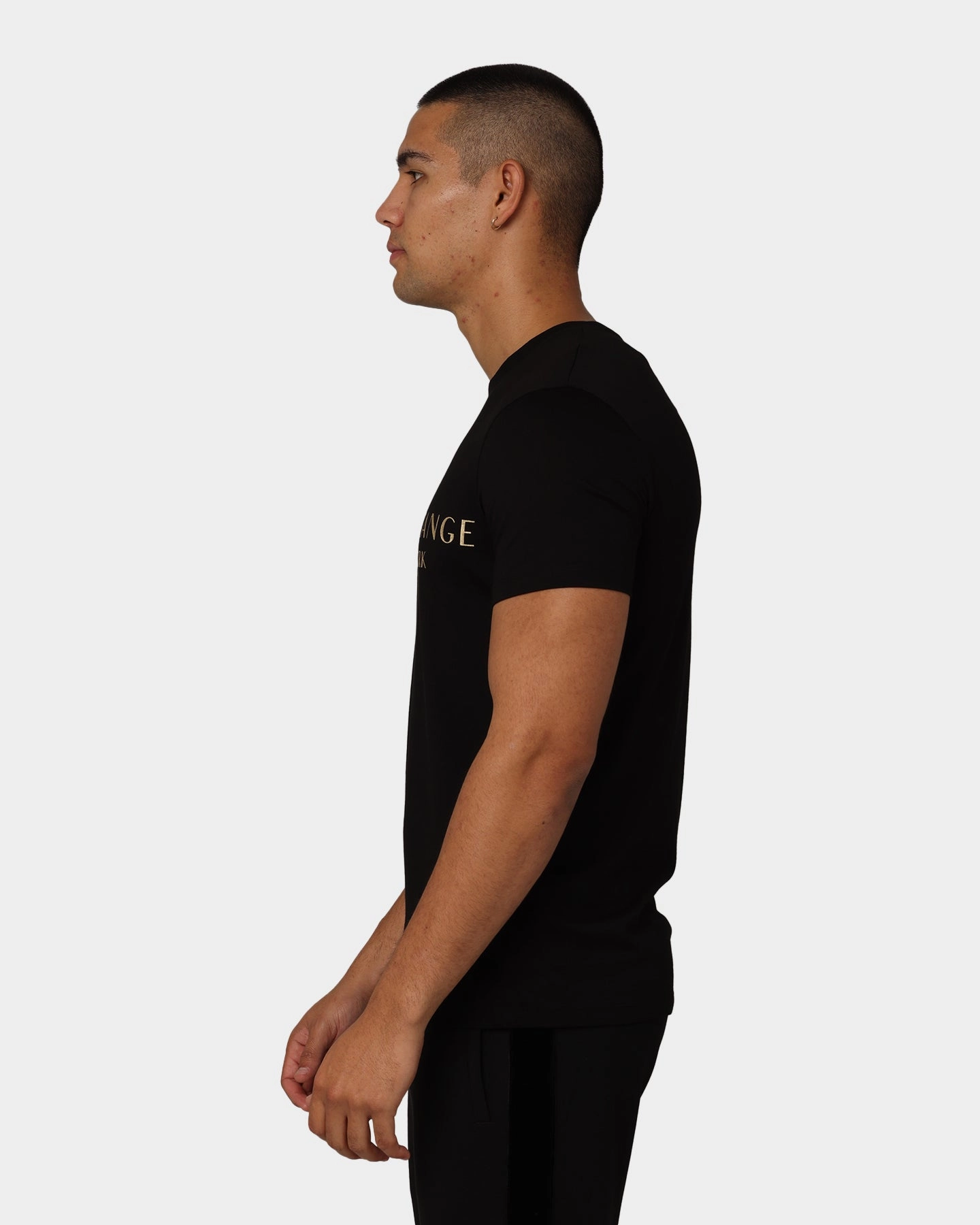 Armani Exchange Armani Exchange X Culture Kings T-Shirt Black/Gold