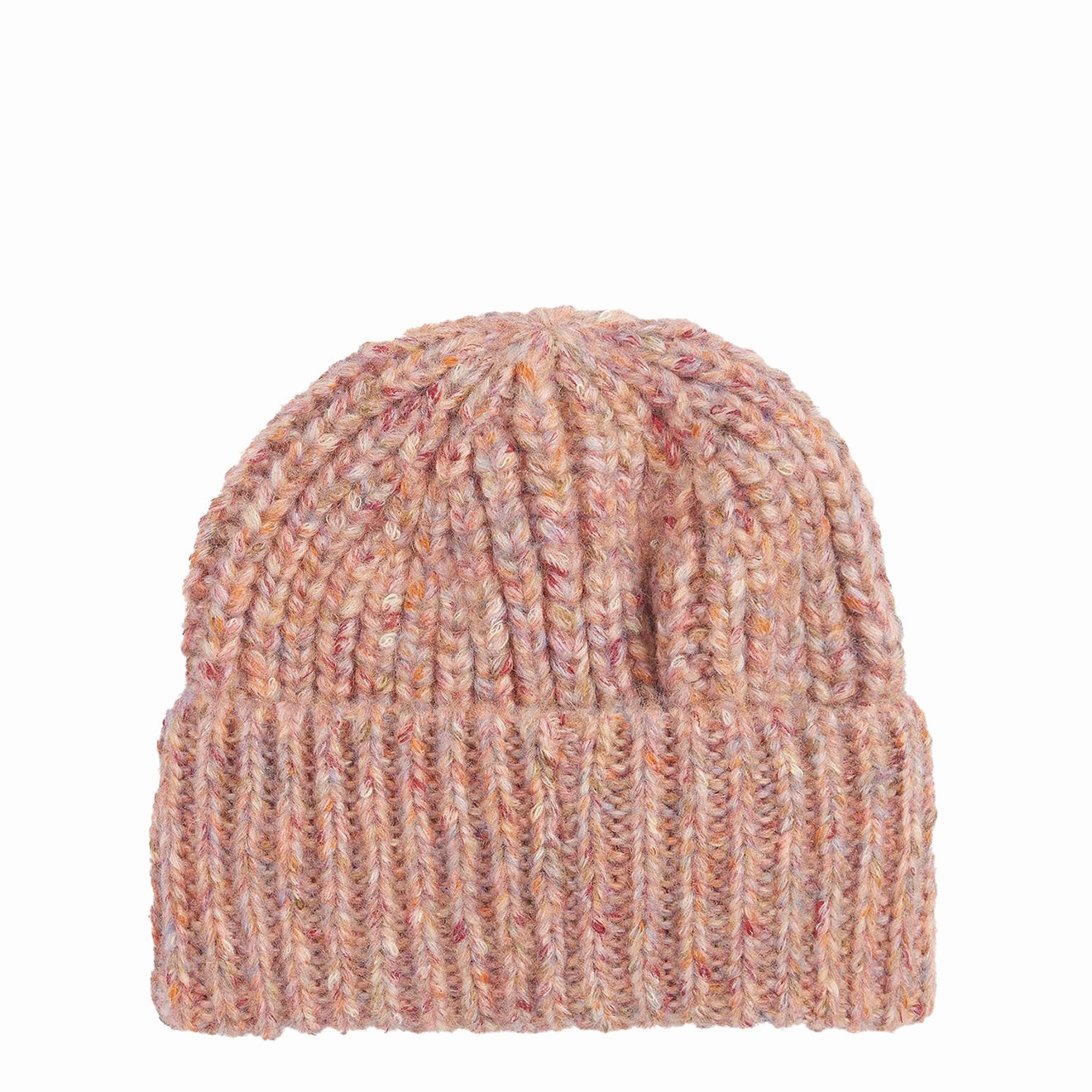 Barbour Greta Beanie Hat Pink Rust