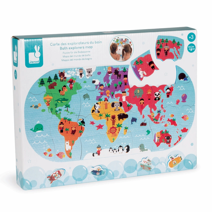 Bath Map Puzzle