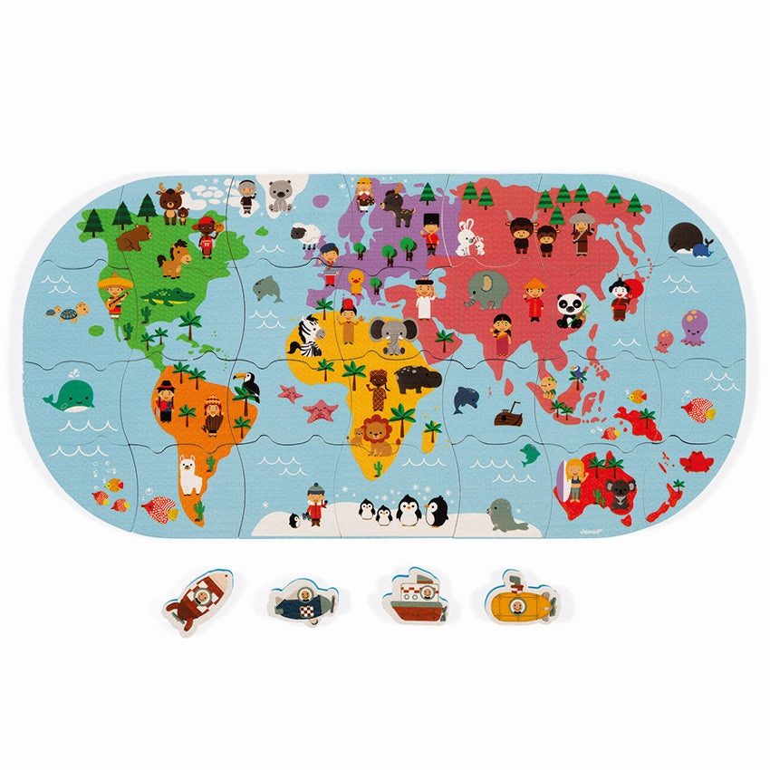 Bath Map Puzzle