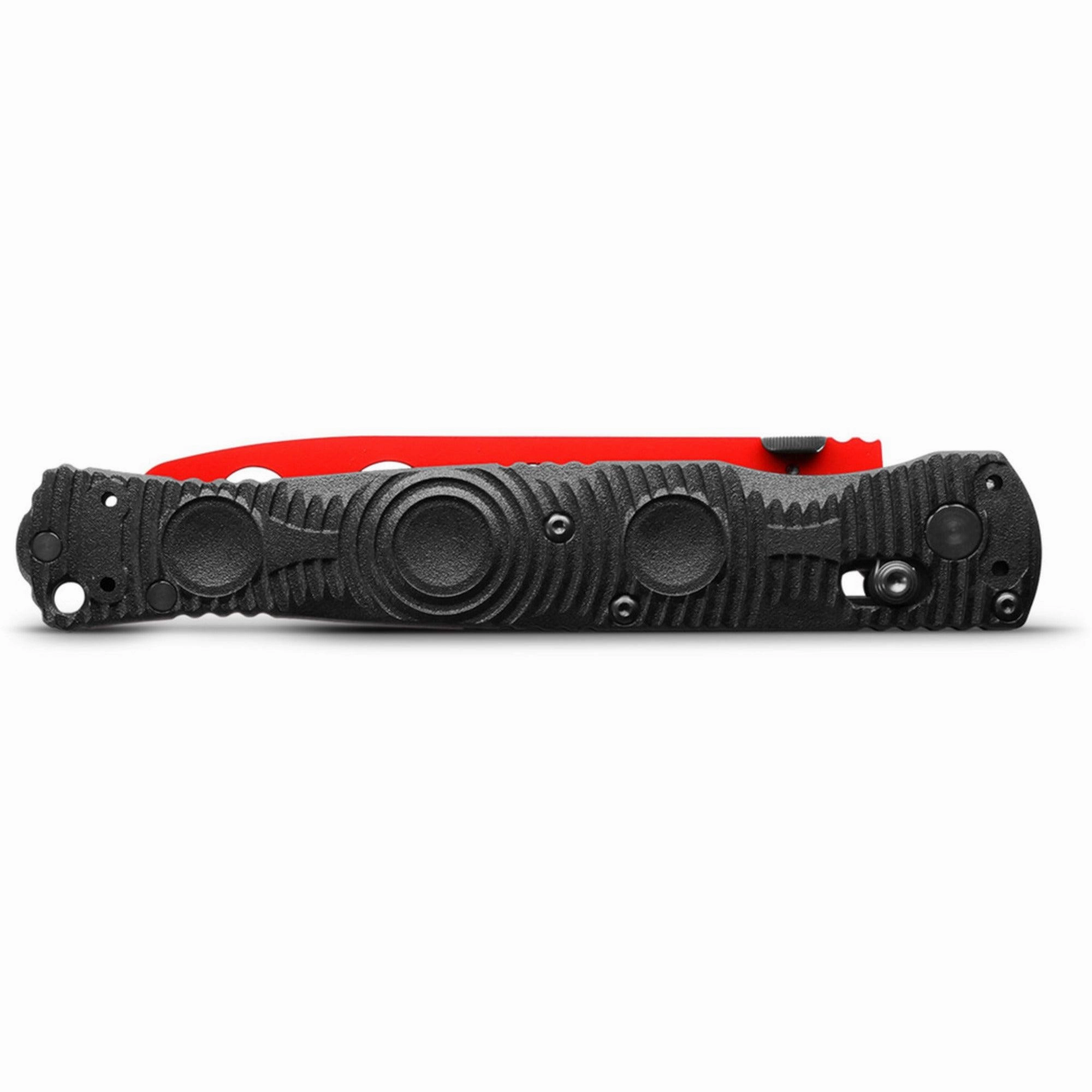 Benchmade Folding Trainer - SOCP Red Blunt Steel Blade Black CF-Elite Handle | 391T
