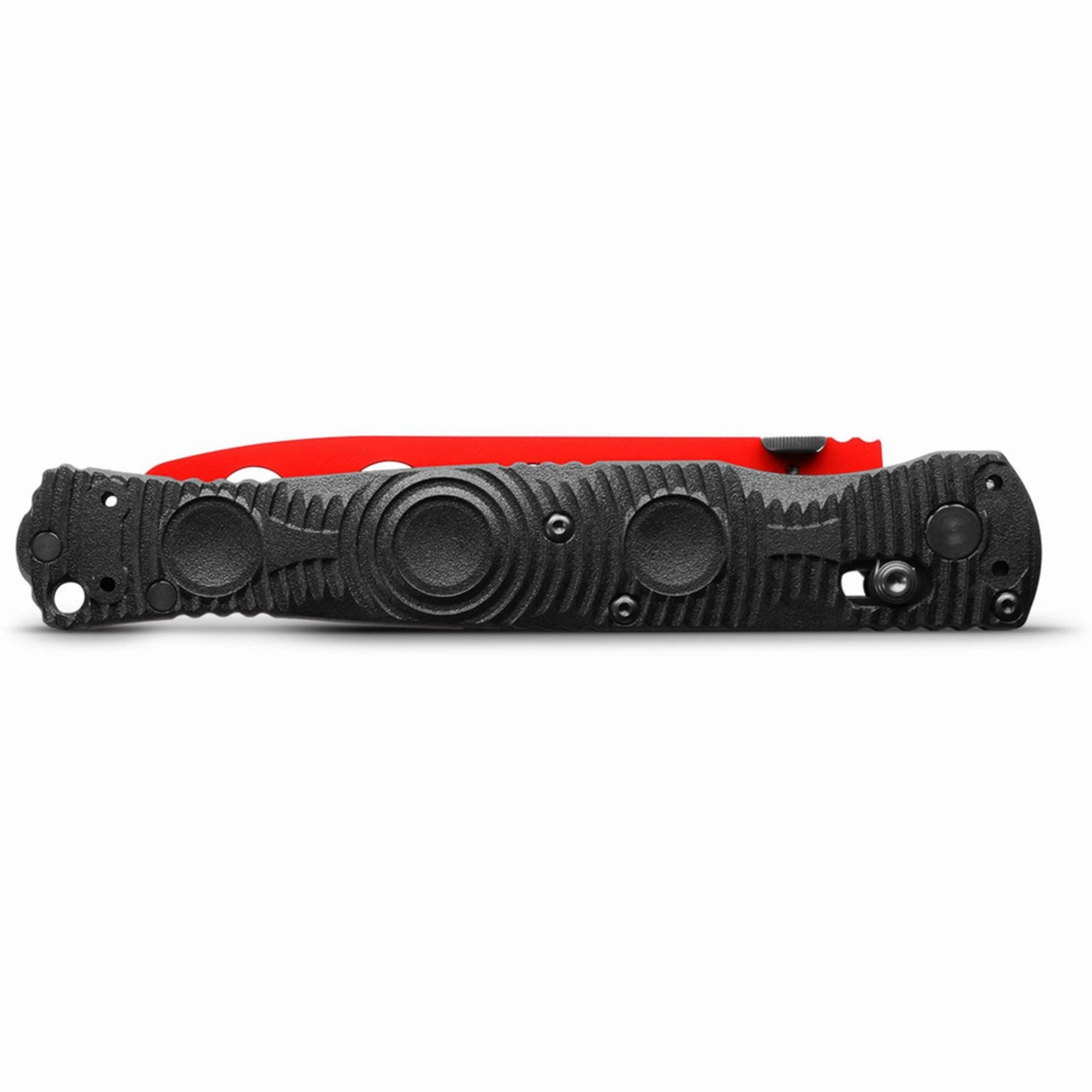 Benchmade Folding Trainer - SOCP Red Blunt Steel Blade Black CF-Elite Handle | 391T