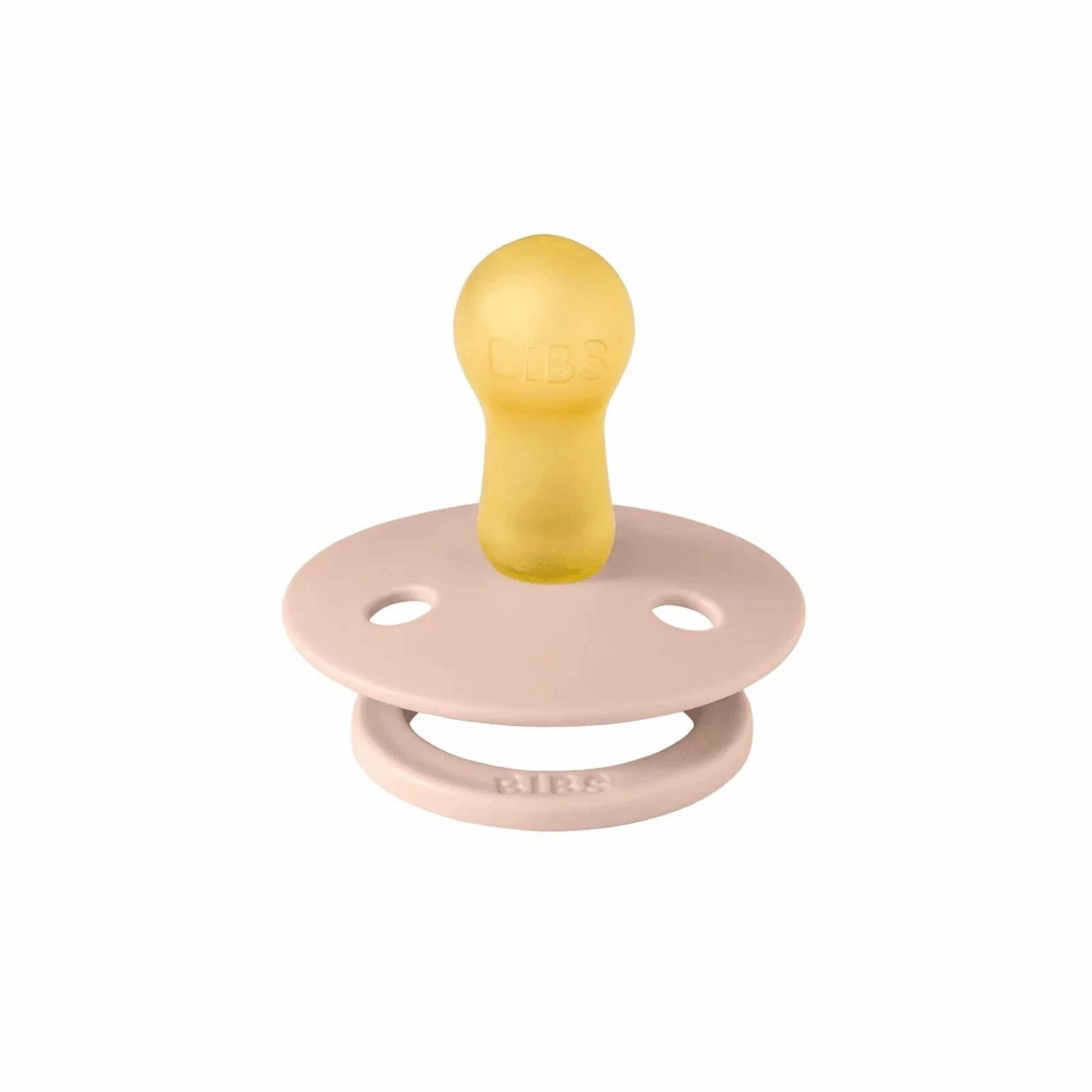 BIBS Colour Latex Soothers 6  months Pack of 2 - Vanilla & Blush