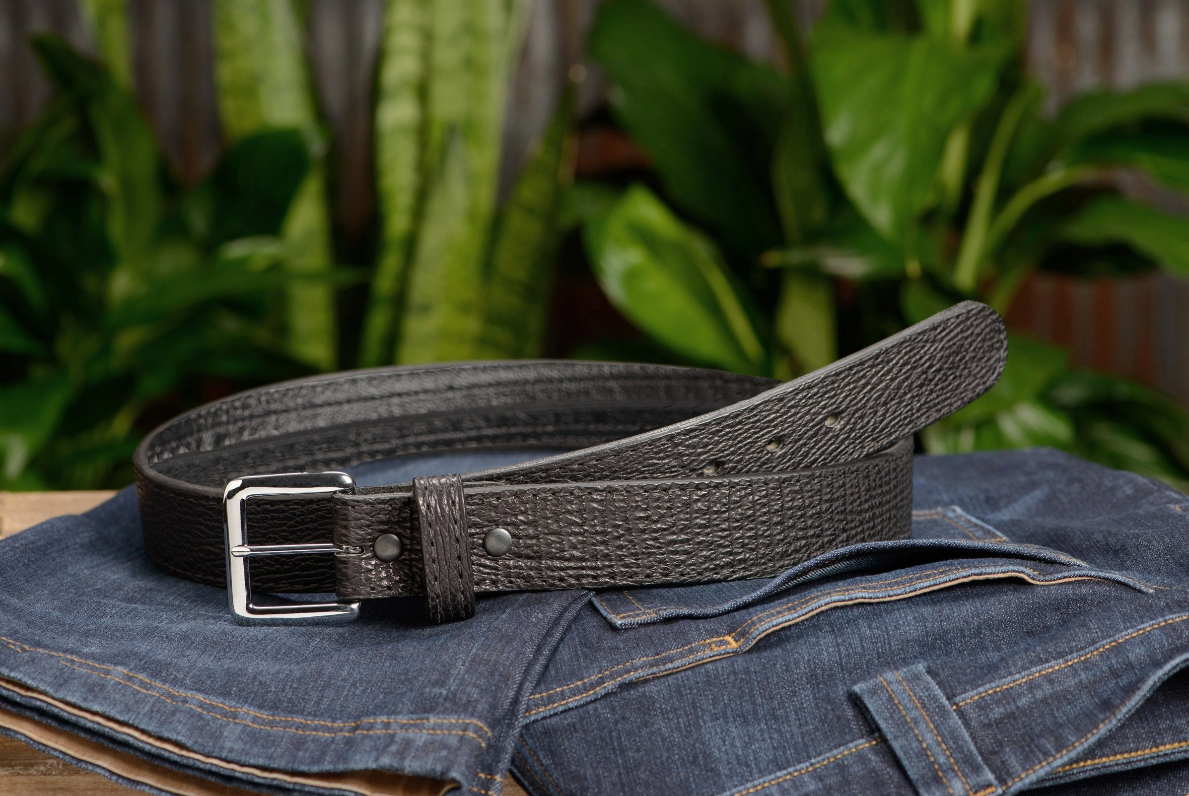Black Shark Money Belt With 25" Zipper 1.50" Wide