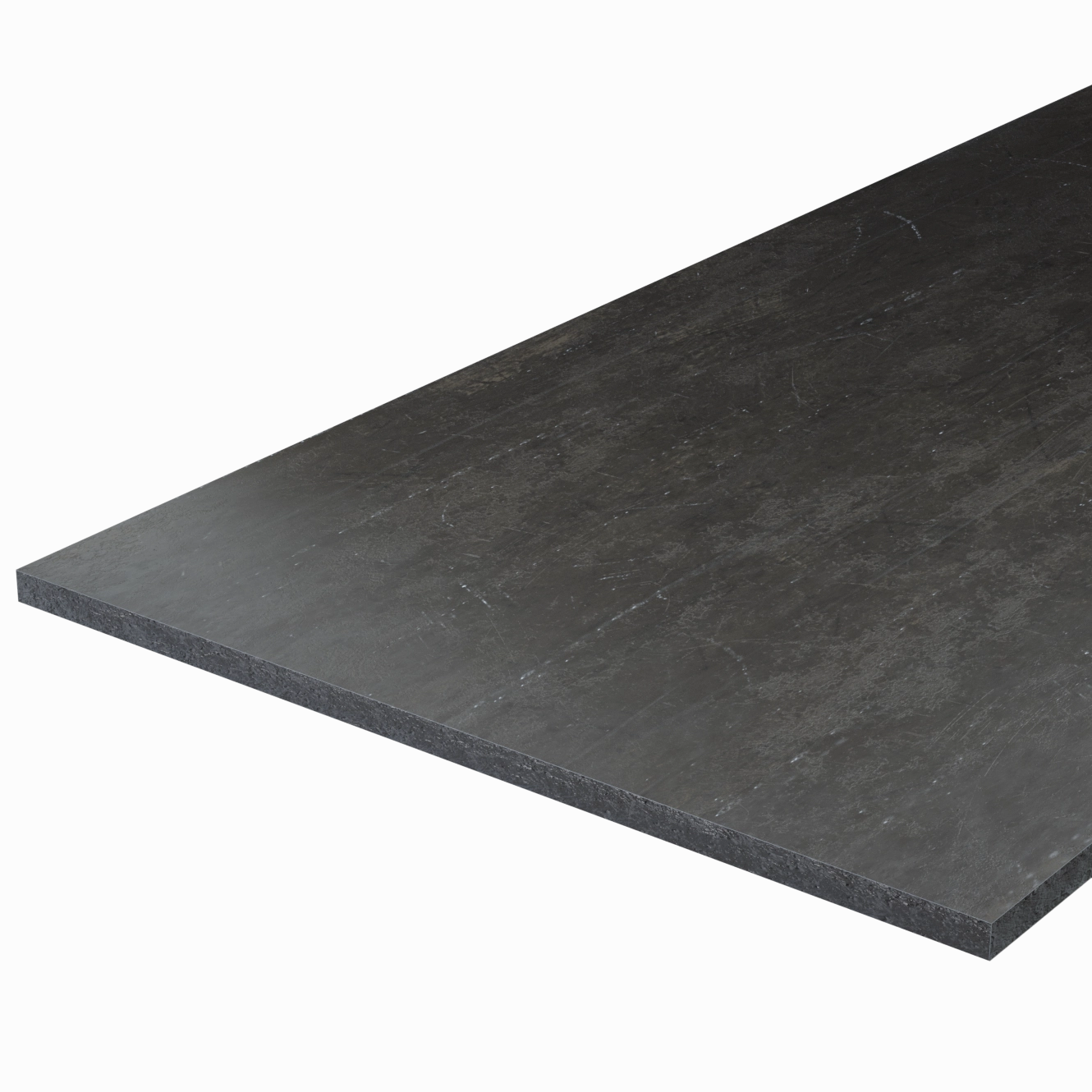 Black Steel Smooth Plate 1-1/2"