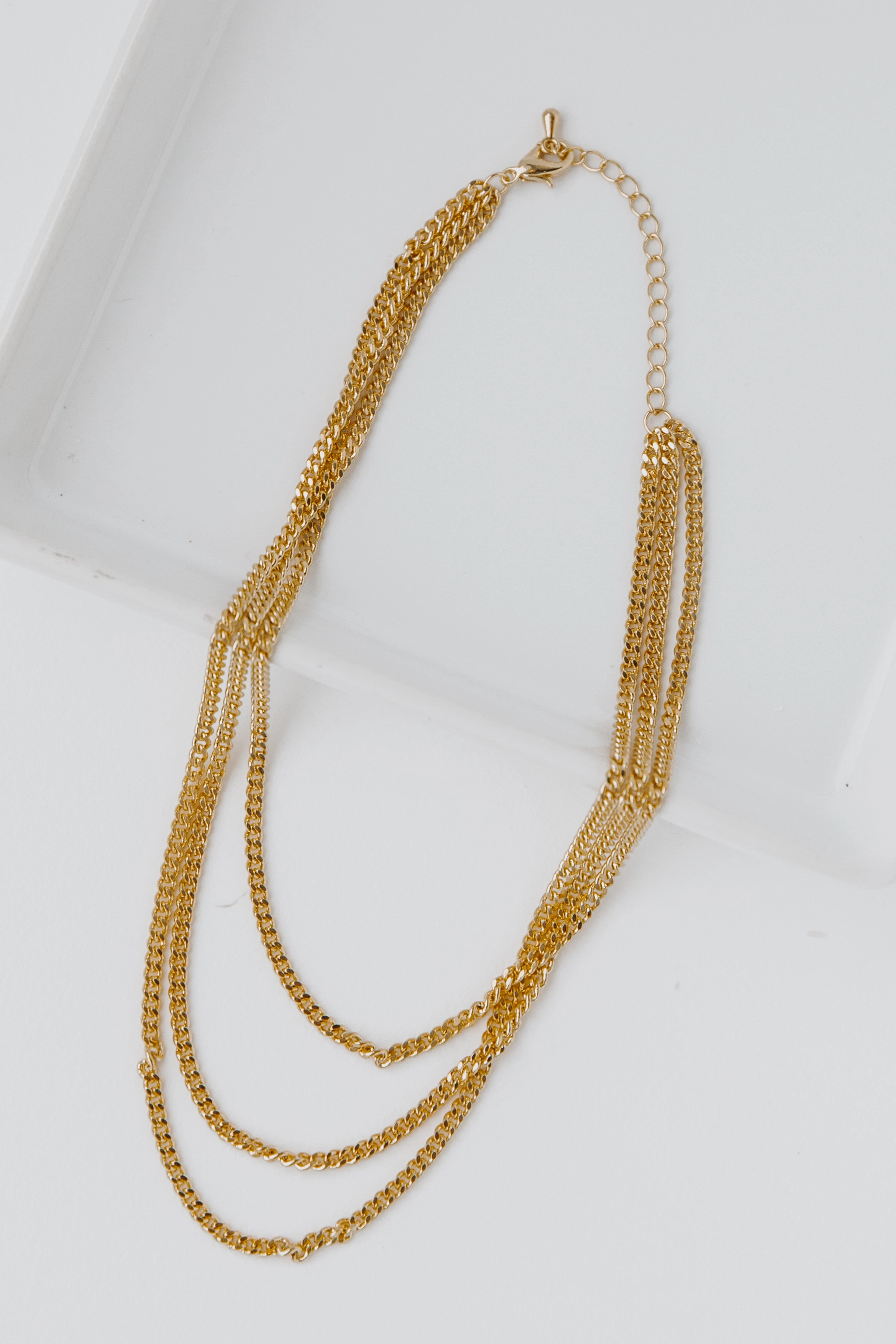Blake Gold Layered Chain Necklace
