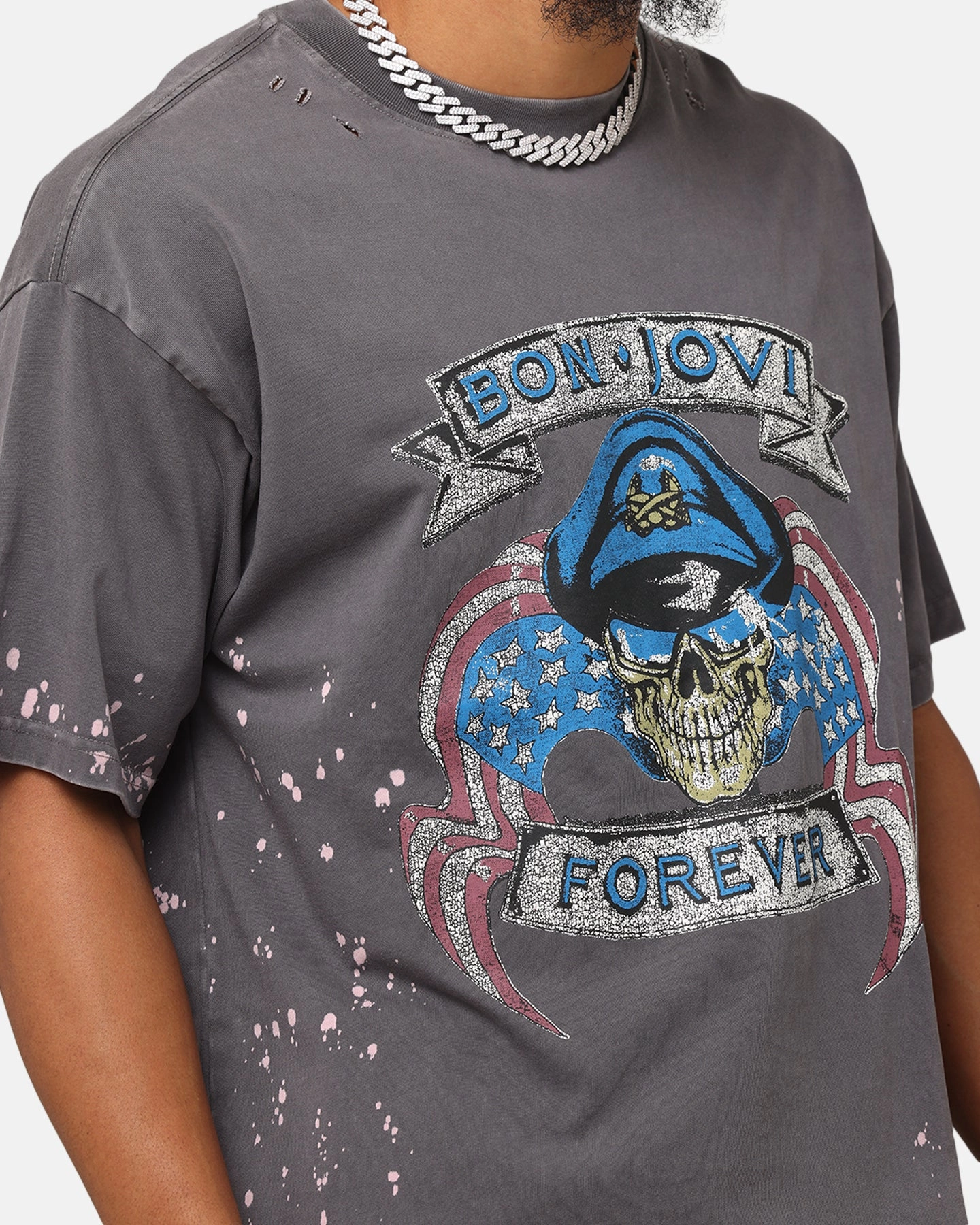 Bon Jovi Forever T-Shirt Washed Black
