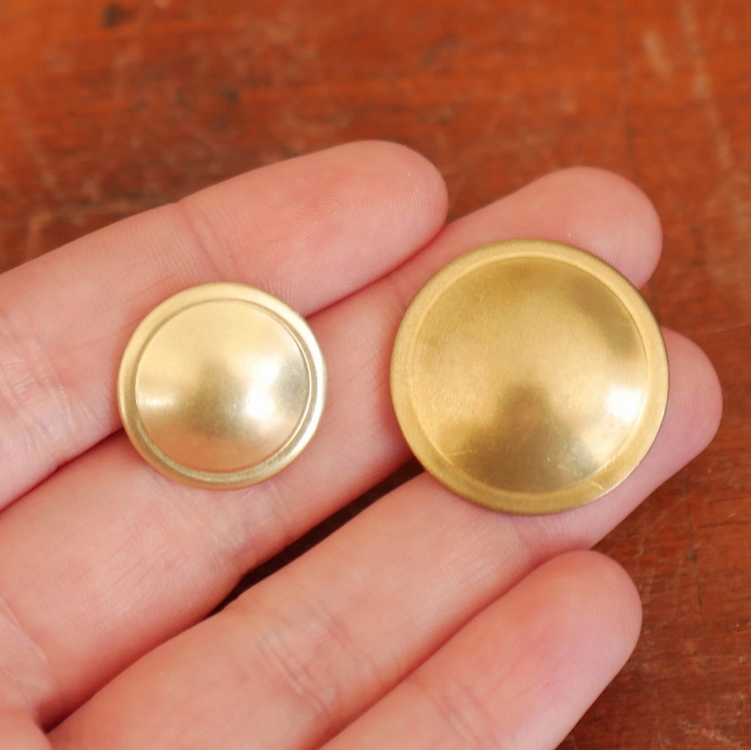 Brass Buttons Large or Small 5PK