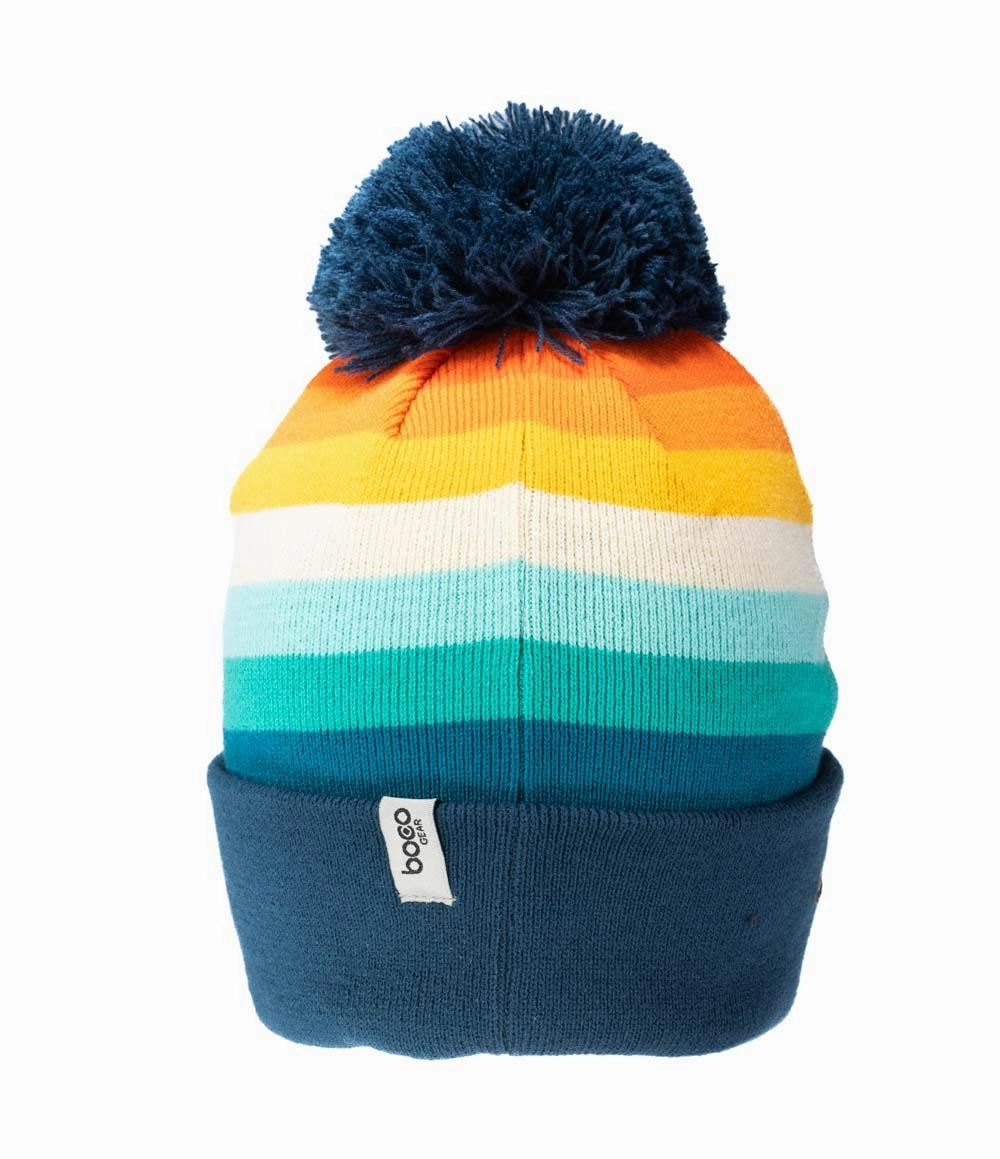 Broken Arrow PomPom Beanie