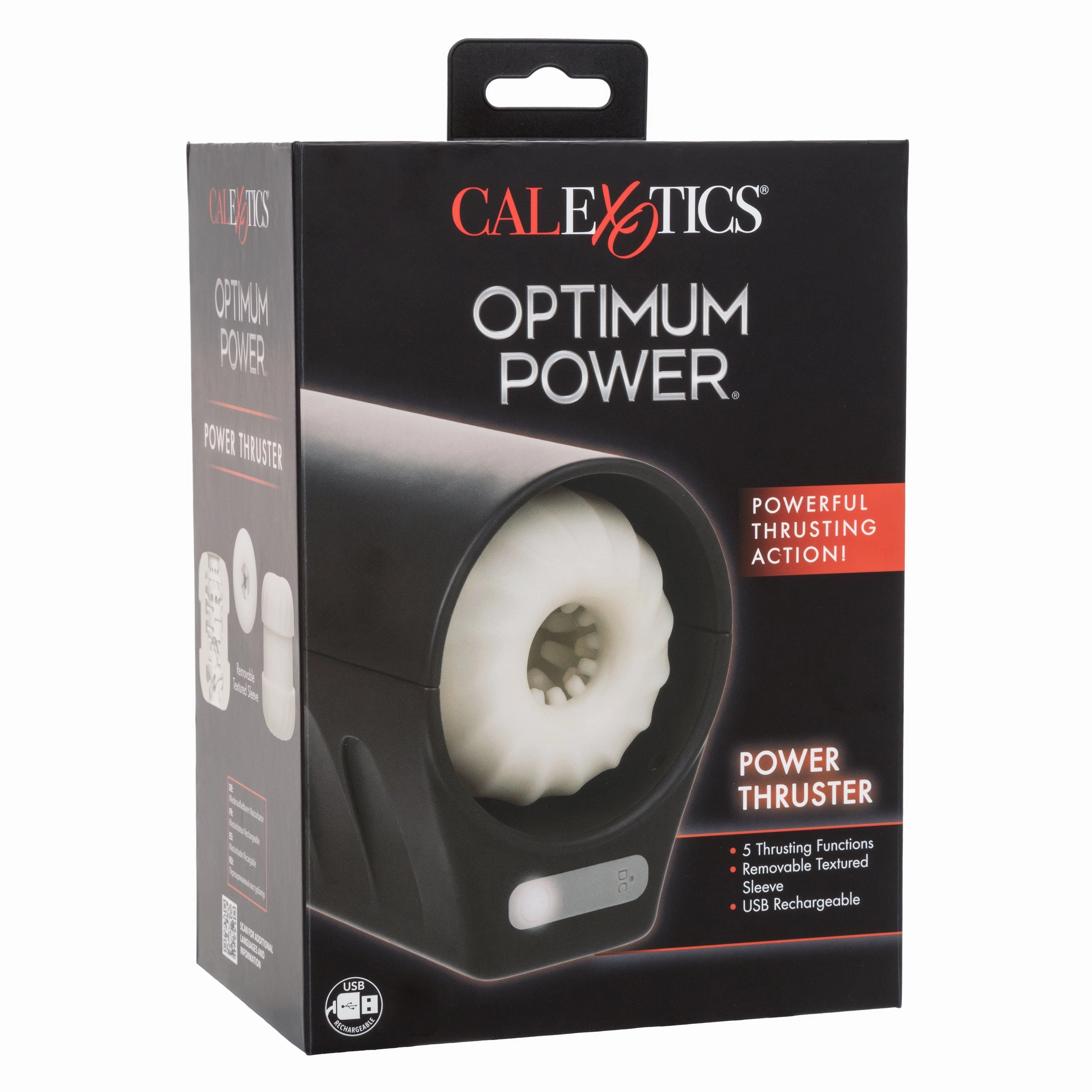 California Exotics - Optimum Power Power Thruster Soft Stroker Masturbator (Black)