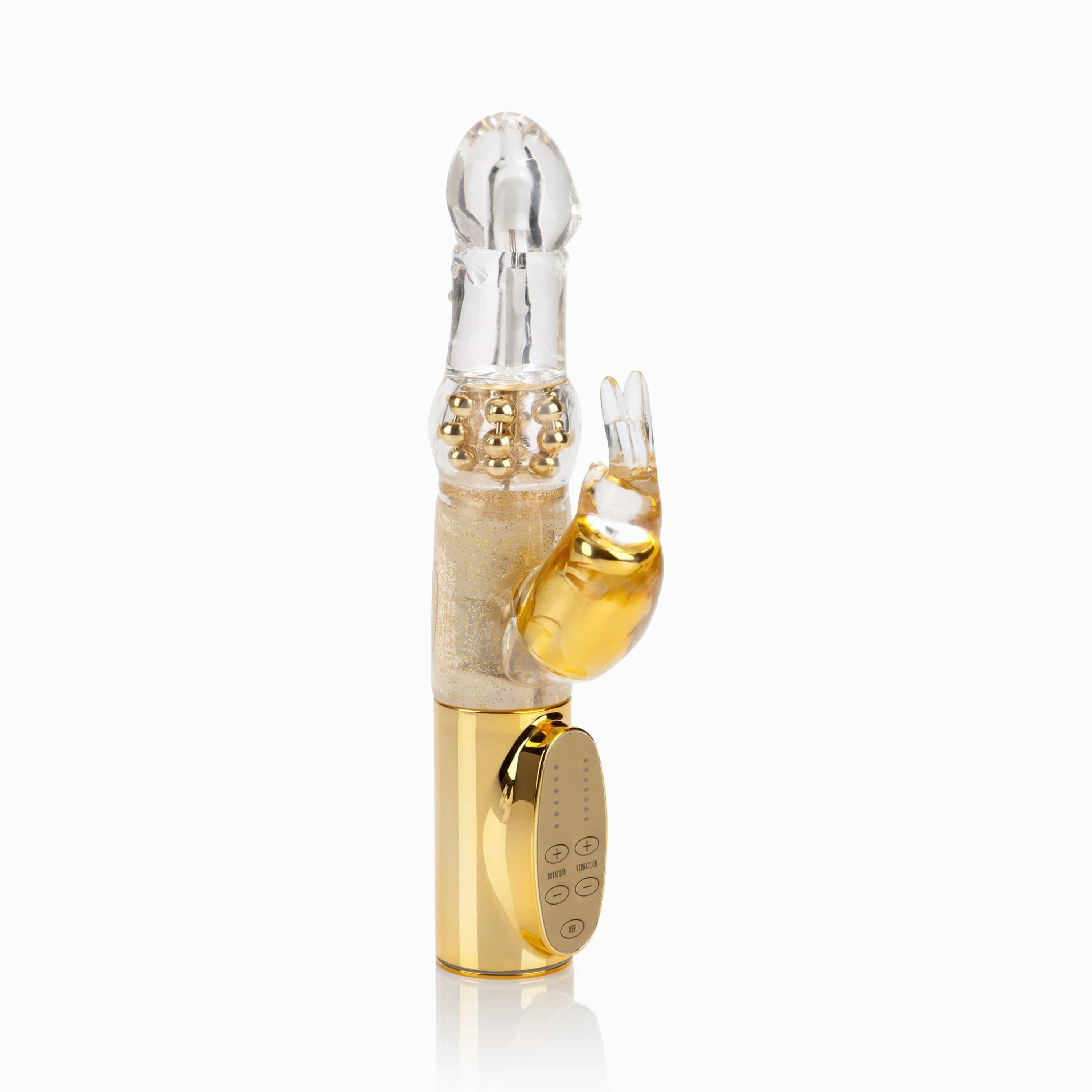 California Exotics - Platinum Collection Jack Rabbit Vibrator Intermediate (Gold)