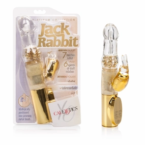 California Exotics - Platinum Collection Jack Rabbit Vibrator Intermediate (Gold)