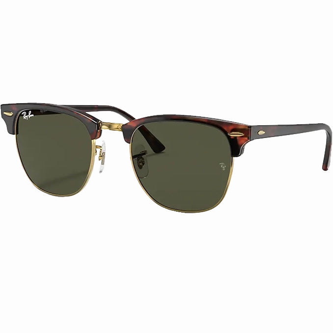 Club Master Low Bridge Polished Tortoise/Green