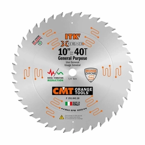 CMT 251.042.10 ITK GENERAL PURPOSE SAW BLADE, 10-INCH X 42 TEETH 1FTG 2ATB GRIND WITH 5/8-INCH BORE