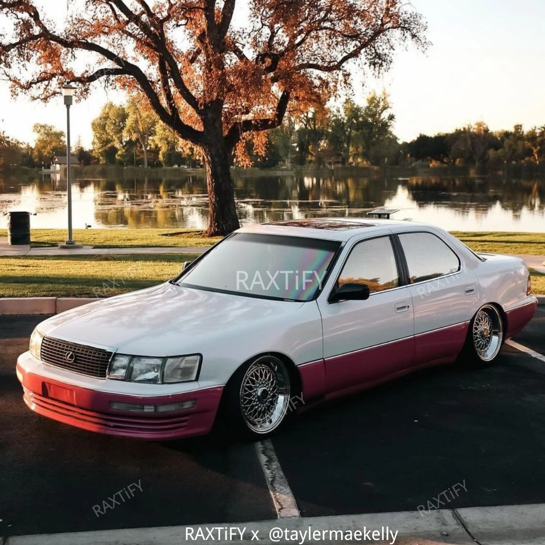 Color Shift Glitter White Pink Vinyl Wrap