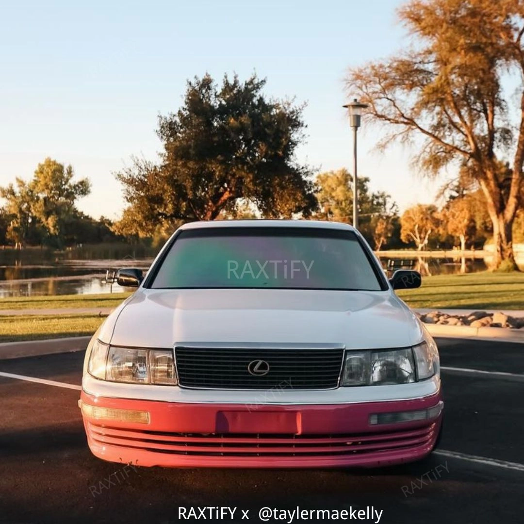 Color Shift Glitter White Pink Vinyl Wrap