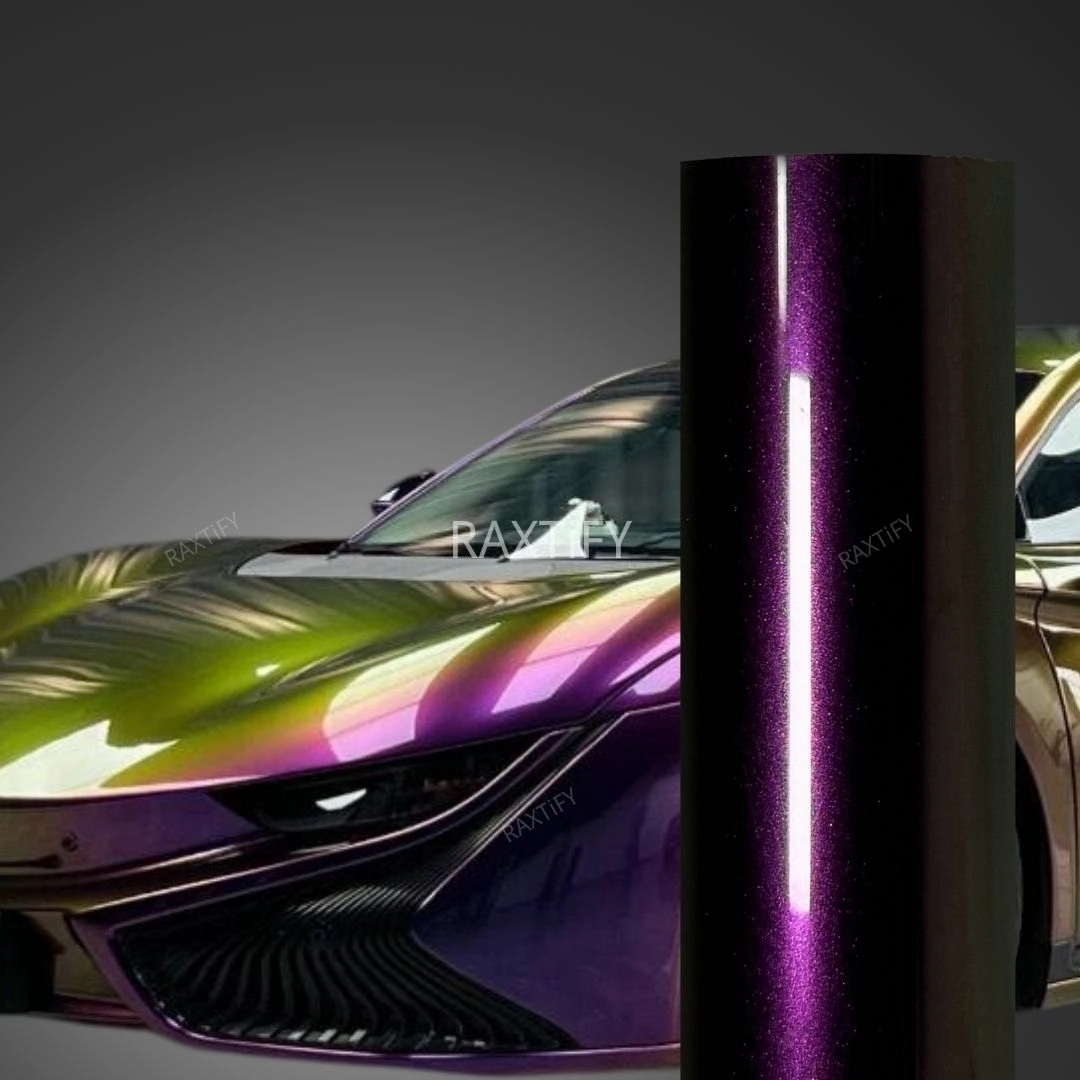 Color Shift Spectrum Purple Gold Vinyl Wrap