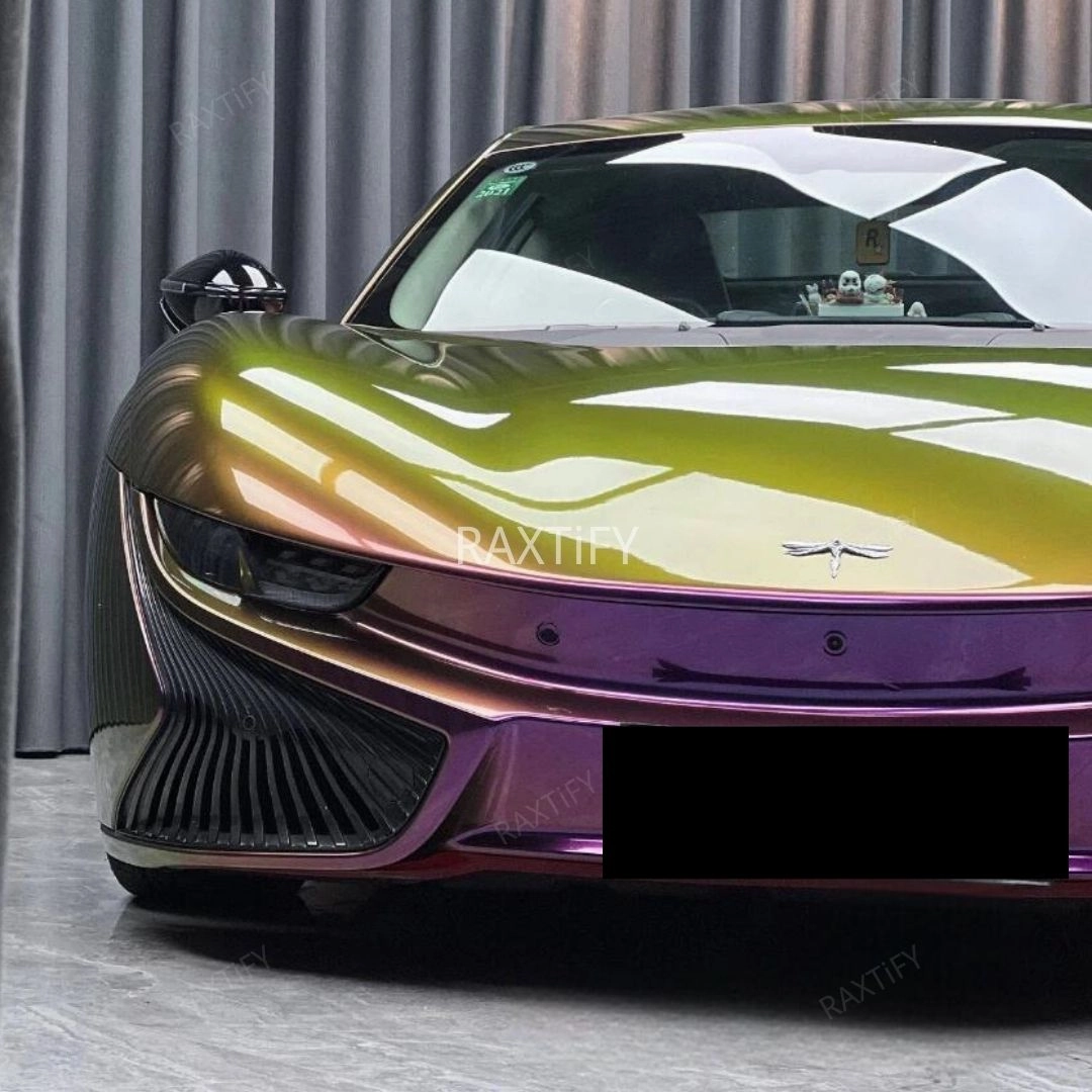 Color Shift Spectrum Purple Gold Vinyl Wrap