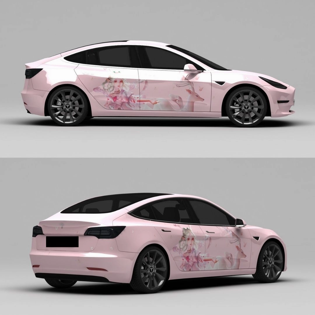 Custom Anime Vinyl Wrap