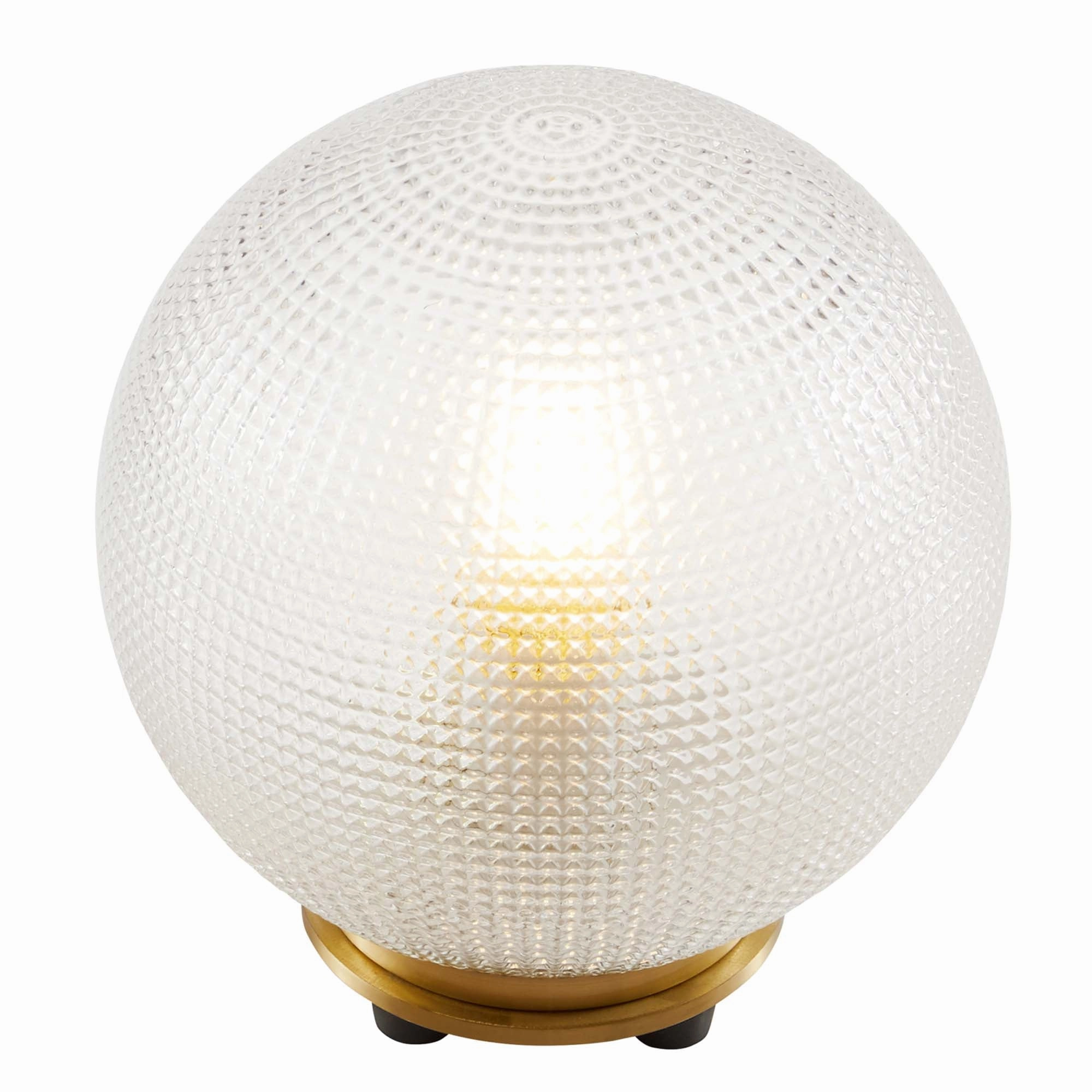 Destiny Glass and Metal Table Lamp by Modway