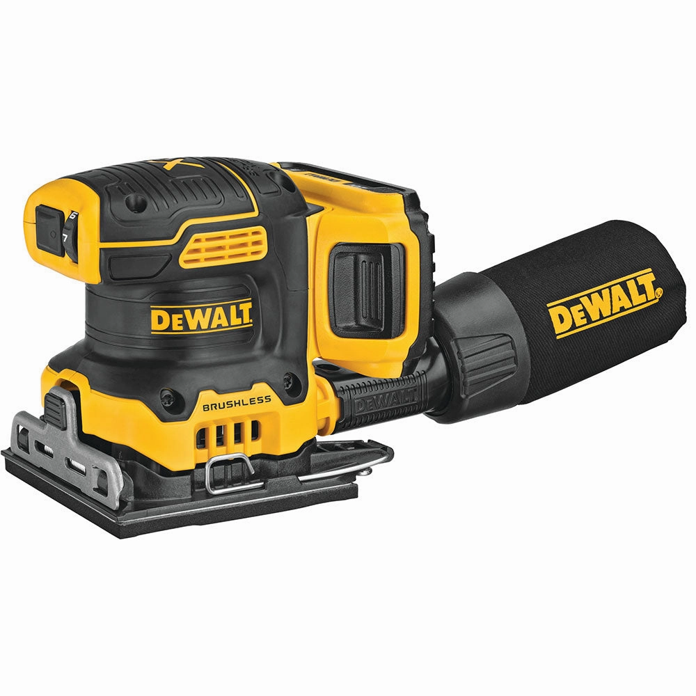 DeWALT DCW200D1 20V MAX XR 1/4 Sheet Cordless Durable Variable Speed Sander Kit