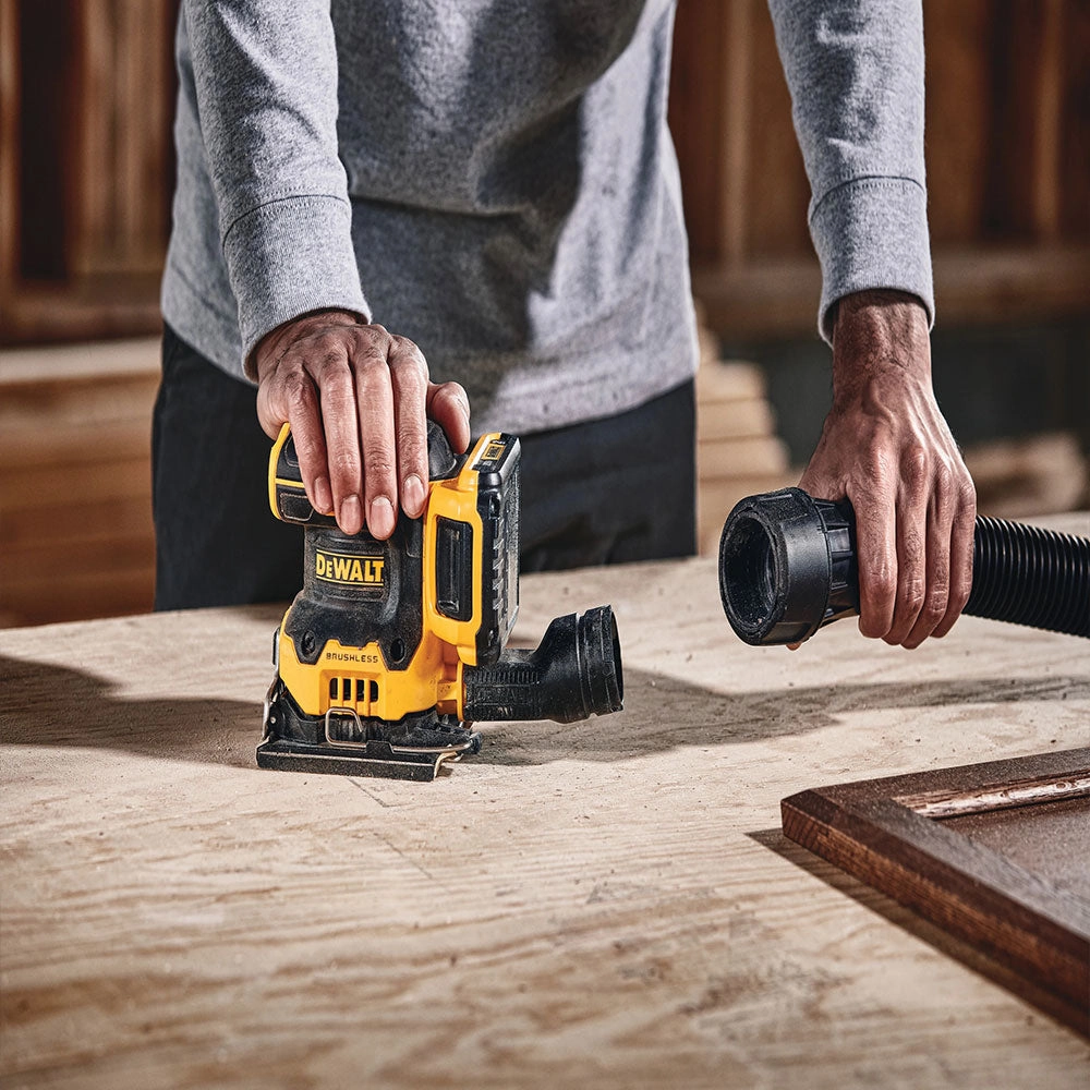 DeWALT DCW200D1 20V MAX XR 1/4 Sheet Cordless Durable Variable Speed Sander Kit