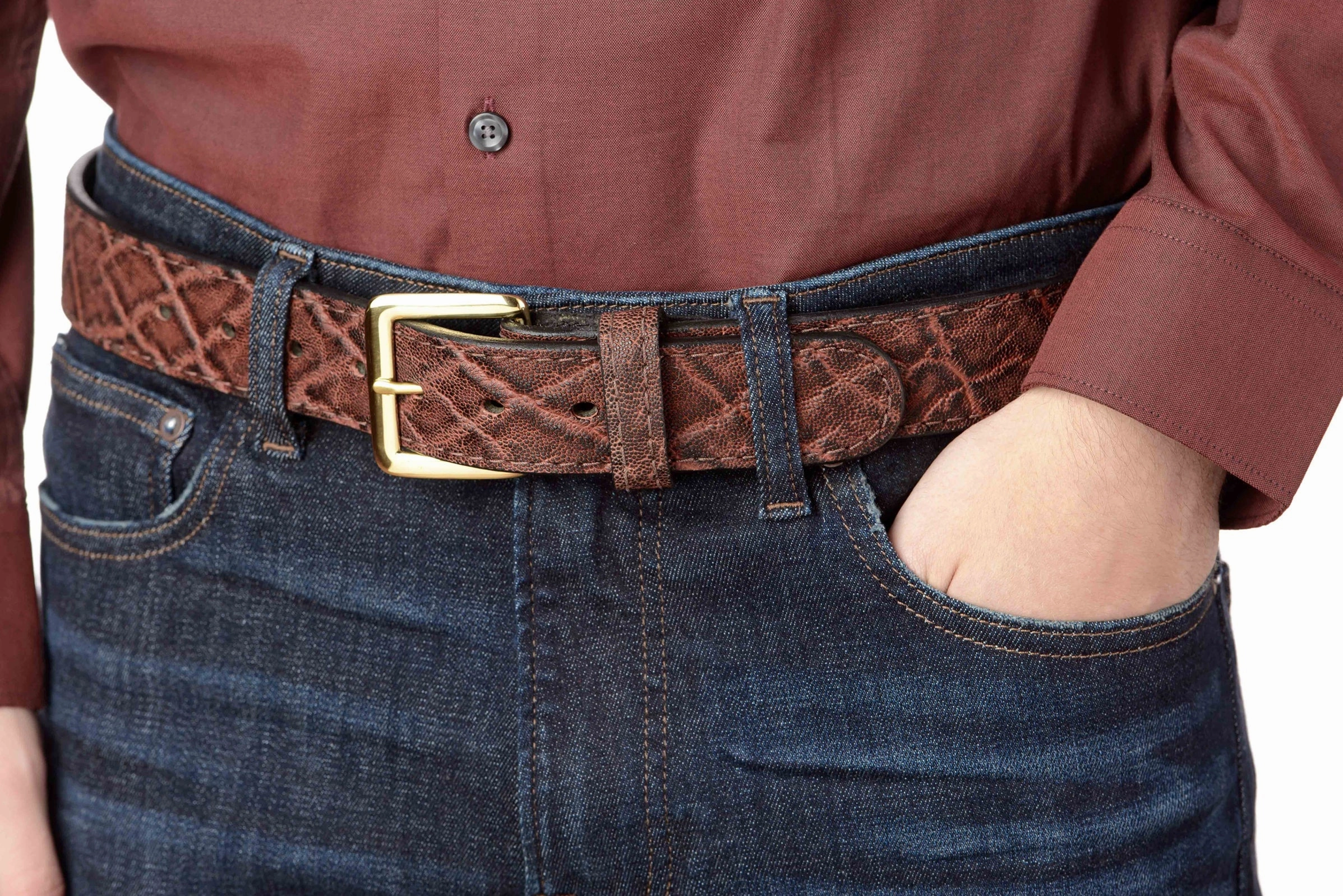 Dragon Fire Elephant Money Belt With 25" Zipper 1.50" Wide