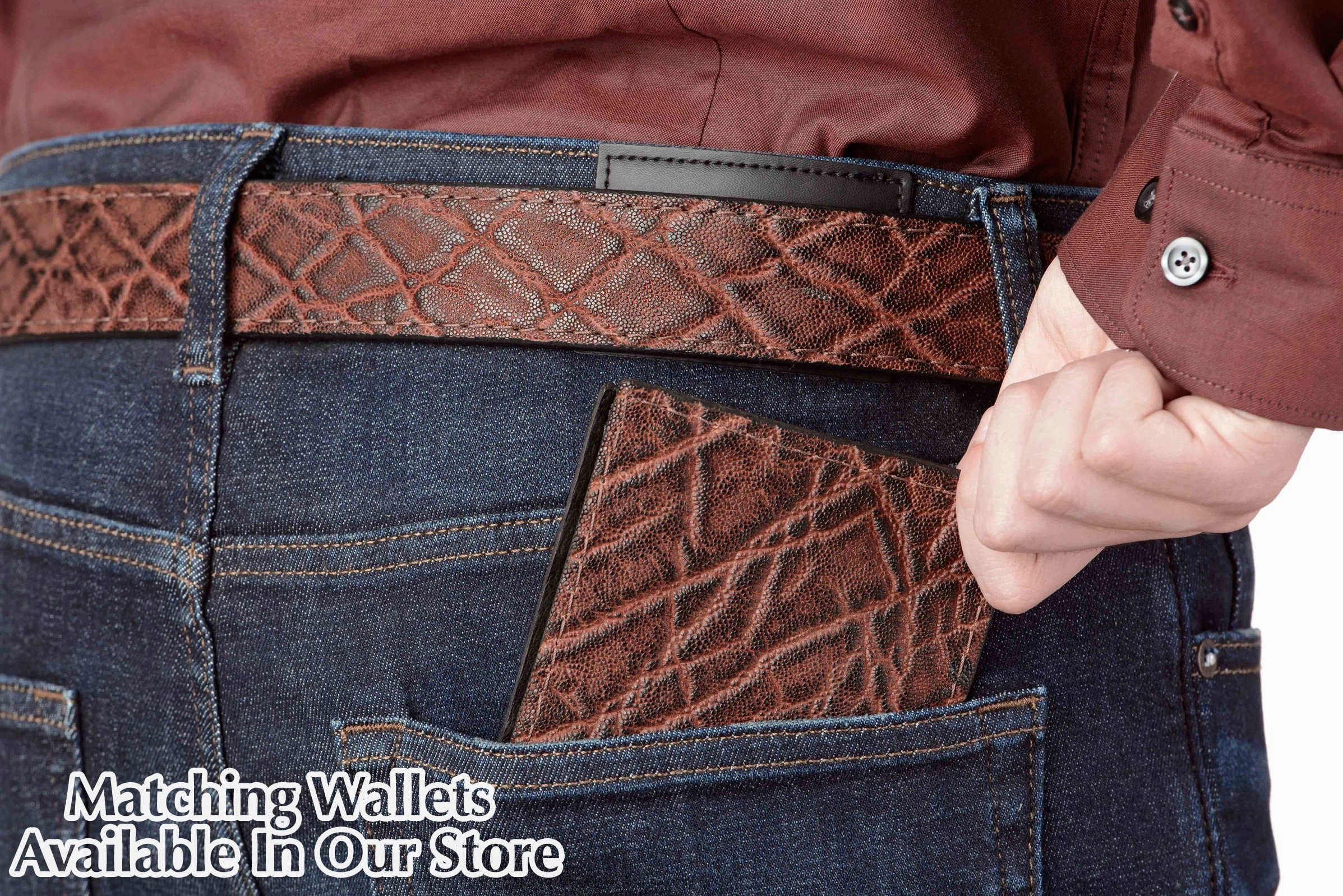 Dragon Fire Elephant Money Belt With 25" Zipper 1.50" Wide