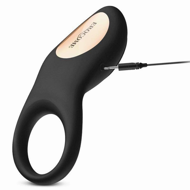 Erocome - Sagitta Rechargeable Silicone Cock Ring (Black)