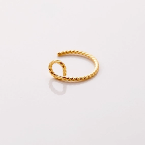 Faux Twirl Nose Hoop