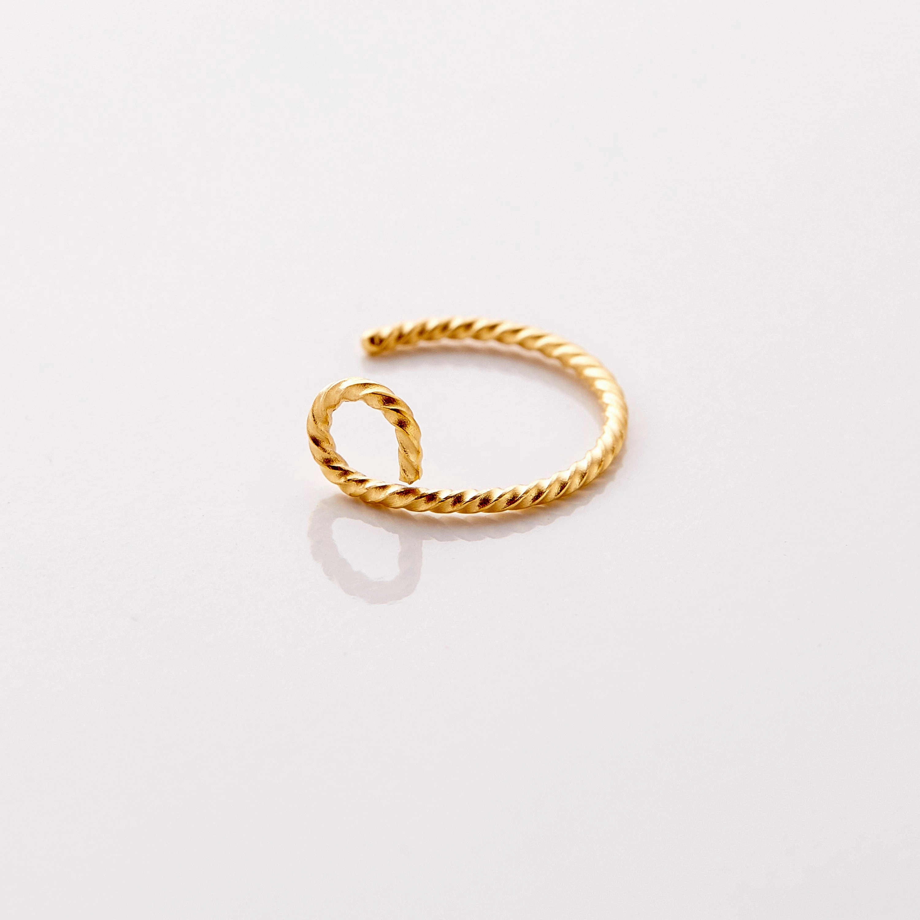 Faux Twirl Nose Hoop