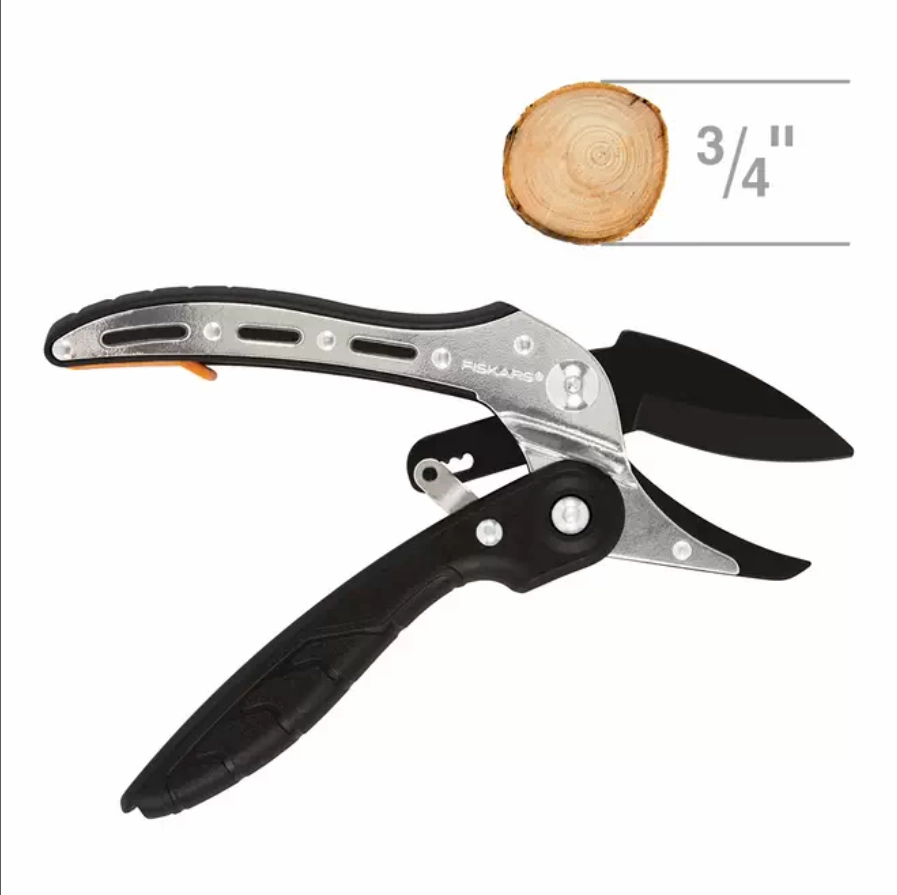 FISKARS FSK366891 - Ratchet Garden Pruning Shears