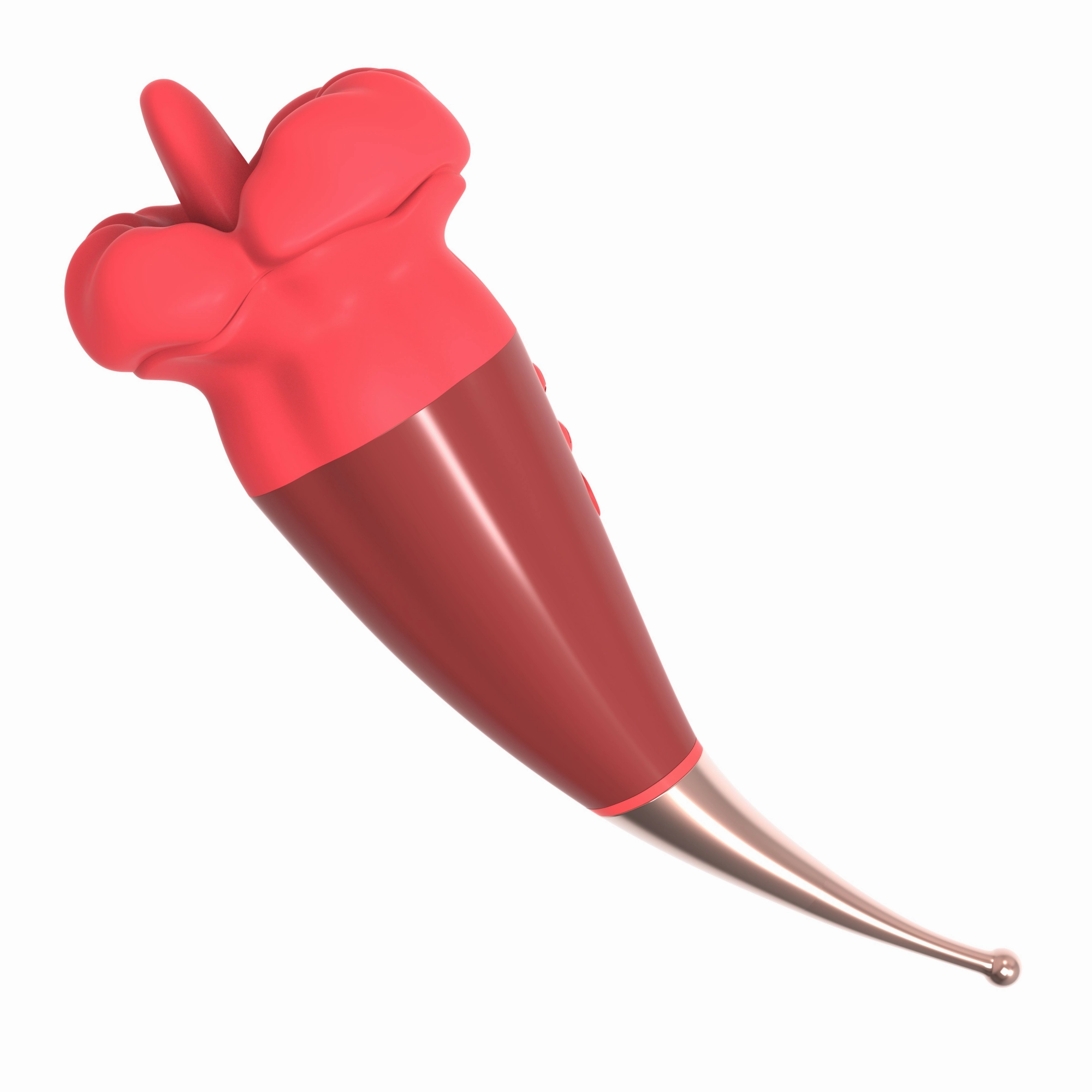 Flaming Red Lips Plus Clit-Licking Mouth & Pinpoint Vibe