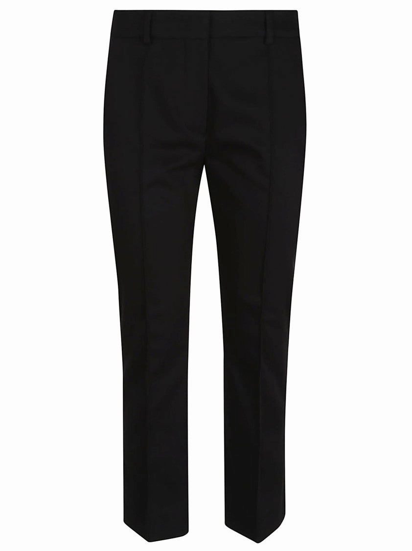 Flare Fit Ankle-Length Trousers