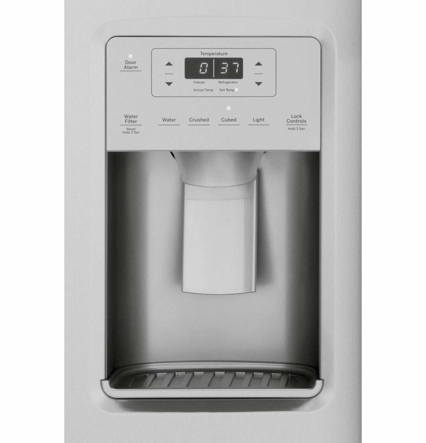 GE Stainless Steel Side-By-Side Refrigerator (25.1 Cu.Ft) - GSS25IYNFS