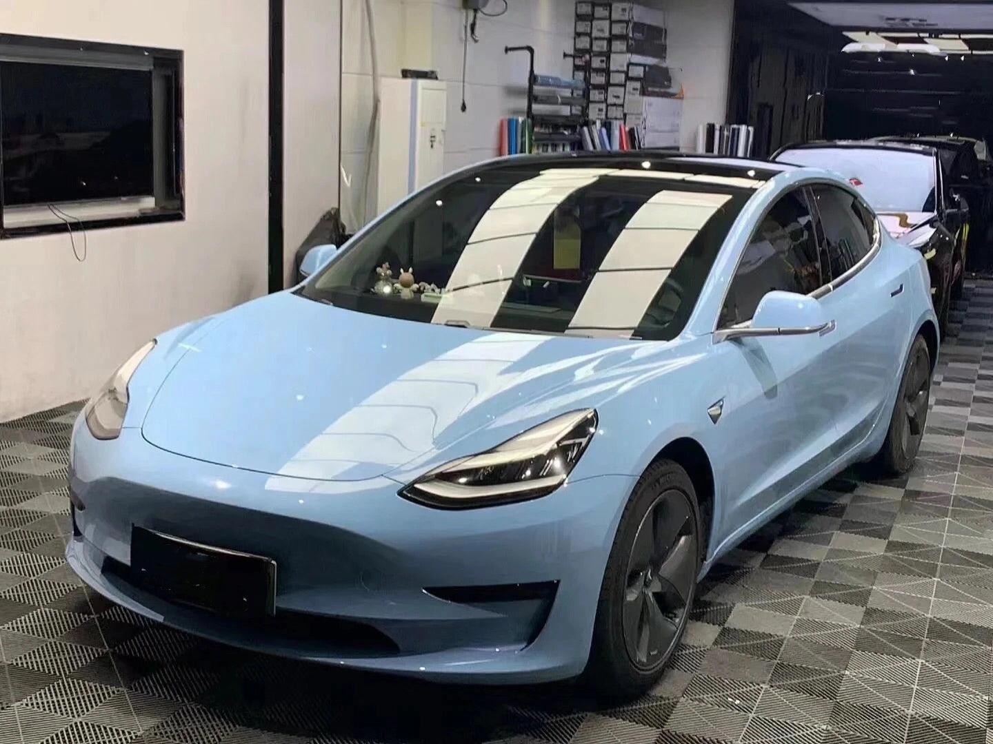 Gloss Air Force Blue Vinyl Wrap