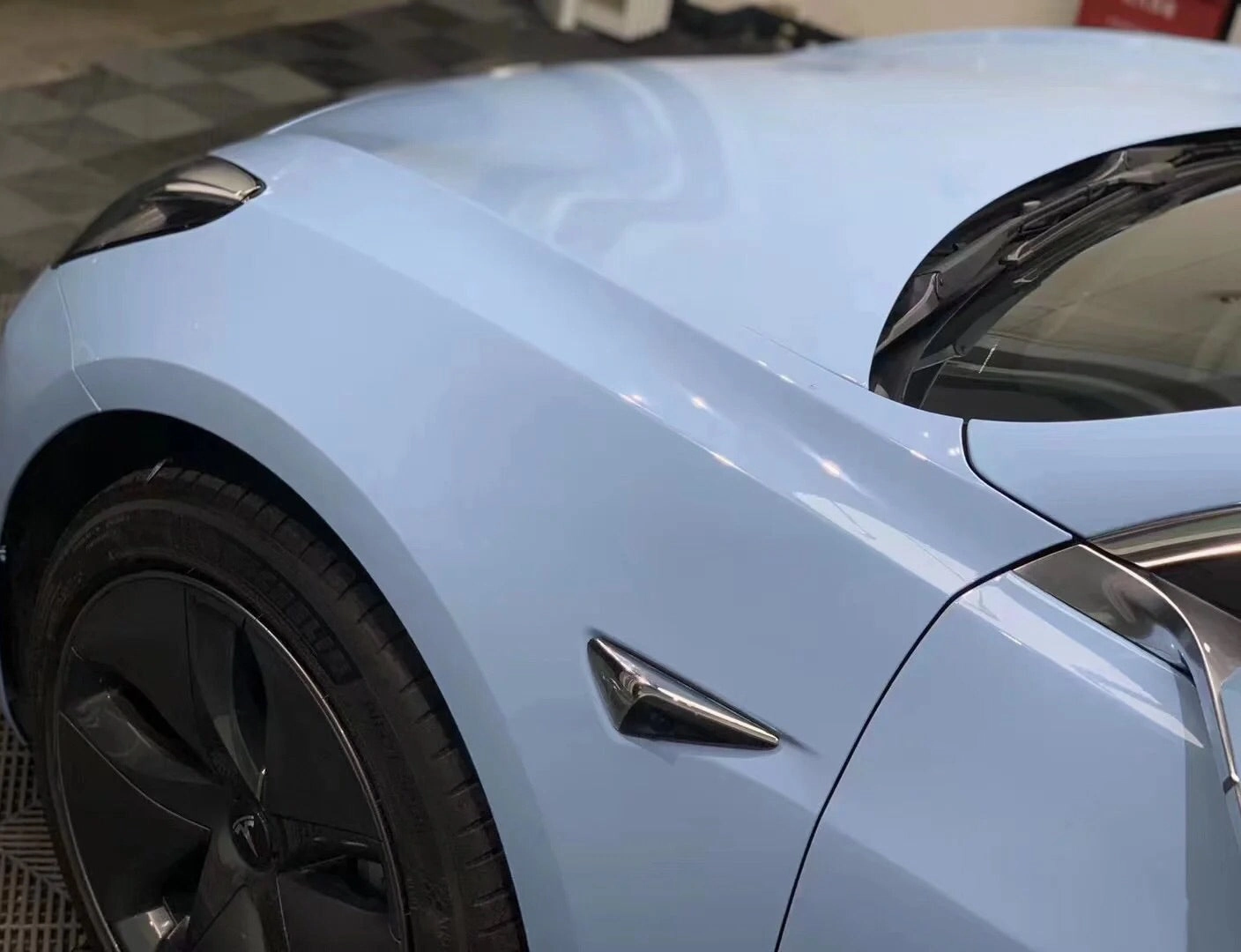 Gloss Air Force Blue Vinyl Wrap