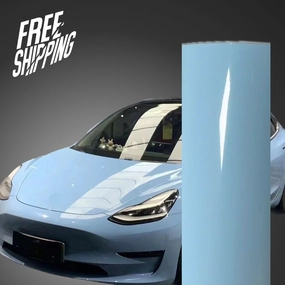 Gloss Air Force Blue Vinyl Wrap