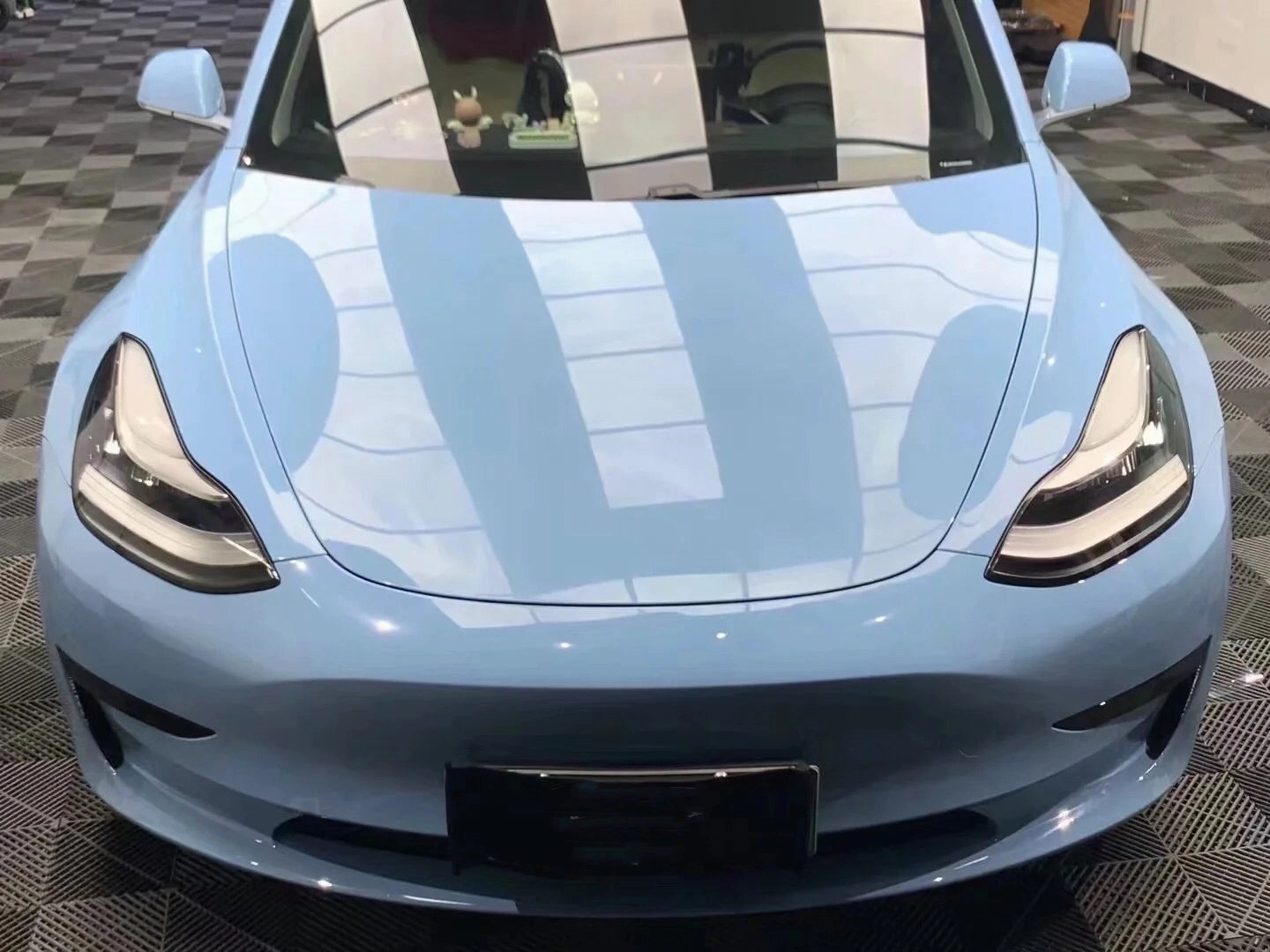 Gloss Air Force Blue Vinyl Wrap