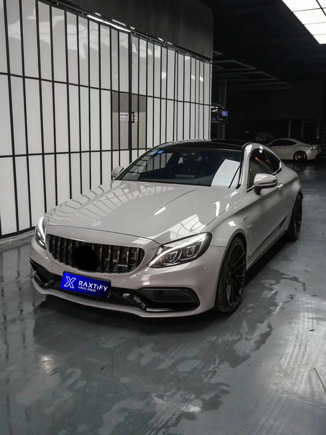 Gloss Ash Gray Vinyl Wrap